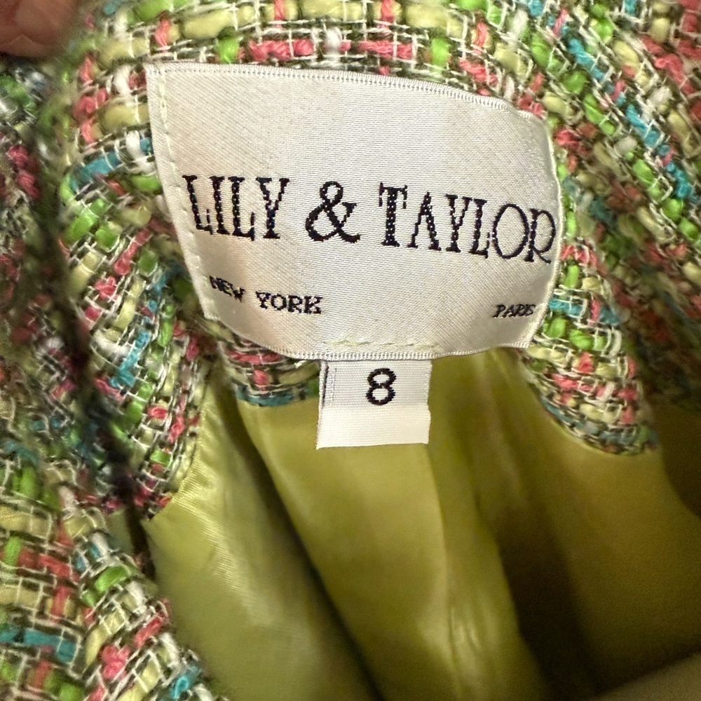 Lilly and Taylor ladies wrap jacket size 8, excellent condition, fringed - Picture 9 of 11